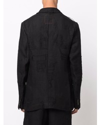 Uma Wang Janus Distressed Effect Blazer Jacket