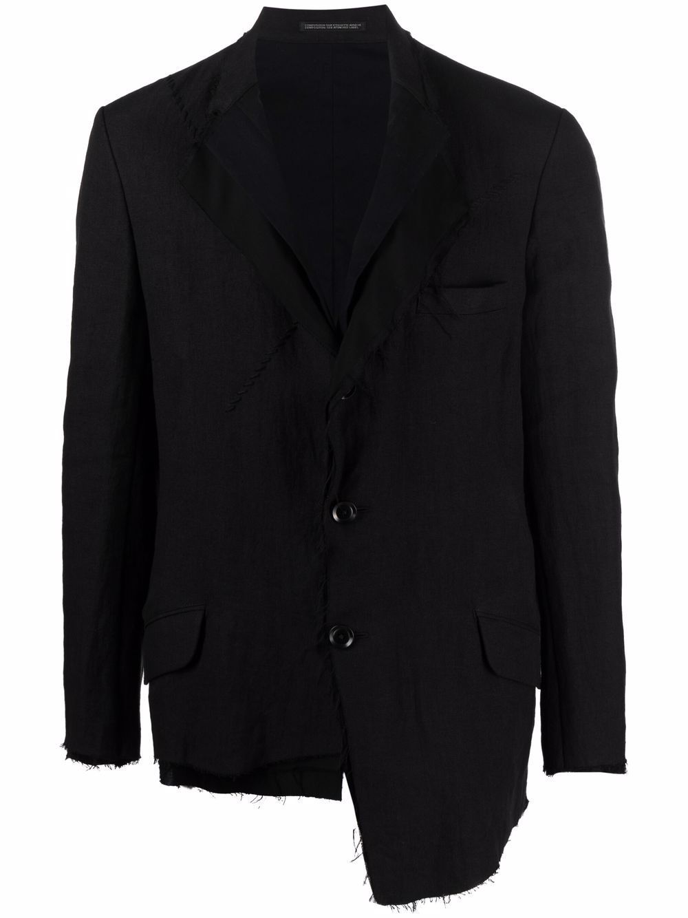 Yohji Yamamoto Single Breasted Linen Blazer, $2,187 | farfetch.com ...