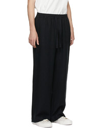 COMMAS Black Linen Trousers