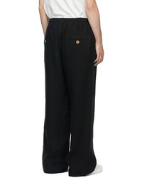 COMMAS Black Linen Trousers