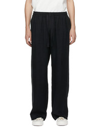 COMMAS Black Linen Trousers