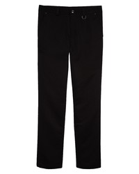 Burberry Ezra Cotton Linen Pants In Black At Nordstrom