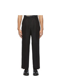 Our Legacy Black Fine Sack Borrowed Chino Trousers