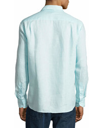 Vilebrequin Caroubis Linen Pocket Sport Shirt