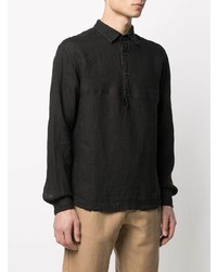 Barena Henley Linen Shirt