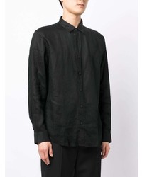 Armani Exchange Long Sleeved Linen Shirt