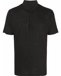 120% Lino Short Sleeve Linen Polo Shirt