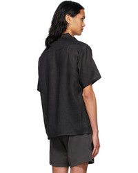 Gil Rodriguez Black Linen Tommy Shirt