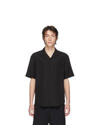 Solid Homme Black Short Sleeve Shirt