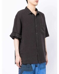 By Walid Patch Pocket Short Sleeved Shirt