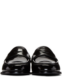 Burberry Black Oban Loafers
