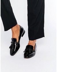 Mango Black Patent Loafer