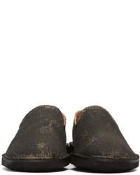 Maison Margiela Black Washed Out Loafers