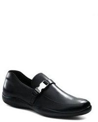 Prada Buckle Trimmed Loafers