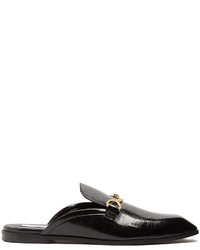 Stella McCartney Faux Leather Backless Loafers