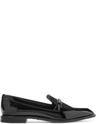 Tod's Patent Leather Loafers Black