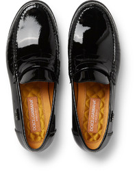 Dolce & Gabbana Patent Leather Penny Loafers