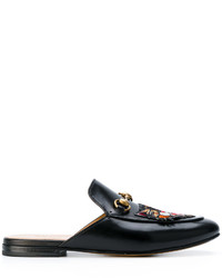 Gucci Tiger Motif Slip On Loafers