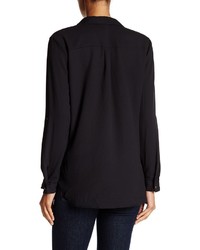 KUT from the Kloth Button Front Long Sleeve Blouse