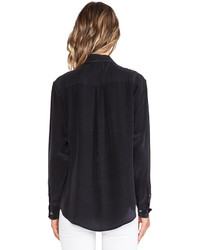 Equipment Knox Blouse In Black