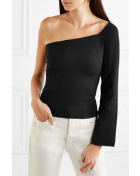 SOLACE London The Renata One Shoulder Stretch Knit Top