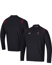 Under Armour Black Texas Tech Red Raiders 2021 Sideline Motivate Quarter Zip Jacket At Nordstrom