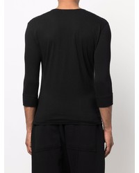 Yohji Yamamoto Buttoned Cotton T Shirt