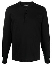 Tom Ford Buttoned Long Sleeve T Shirt