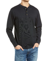 L.L. Bean Carefree Unshrinkable Traditional Fit Long Sleeve Henley