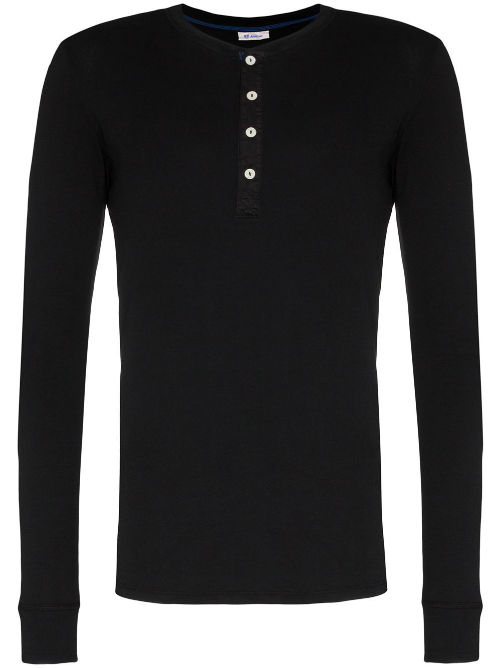 Schiesser Karl Heinz Buttoned T Shirt, $60 | farfetch.com | Lookastic