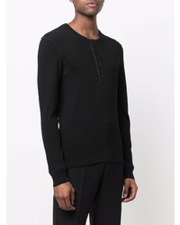 Tom Ford Ribbed Long Sleeved T Shirt