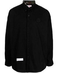 AAPE BY A BATHING APE Aape By A Bathing Ape Logo Patch Button Up Shirt