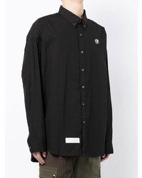 AAPE BY A BATHING APE Aape By A Bathing Ape Logo Patch Long Sleeved Shirt