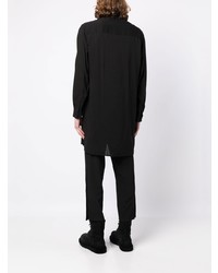 Yohji Yamamoto Asymmetric Collar Long Sleeve Shirt