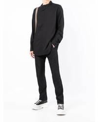 Julius Asymmetric Cotton Blend Shirt