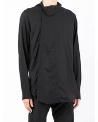 Julius Asymmetric Cotton Blend Shirt