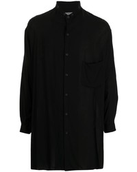Yohji Yamamoto Band Collar Oversized Shirt