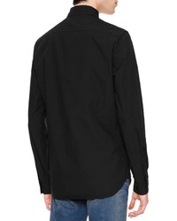 Maison Margiela Basic Long Sleeve Woven Sport Shirt