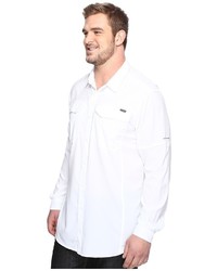 Columbia Big And Tall Silver Ridge Lite Long Sleeve Shirt Long Sleeve Button Up