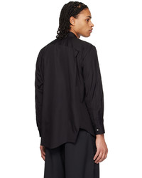 Black Comme Des Garçons Black Asymmetric Shirt