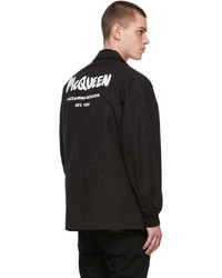 Alexander McQueen Black Back Logo Shirt