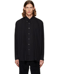 Men's Black Long Sleeve Shirts
