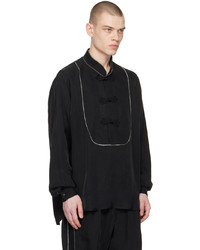 RAINMAKER KYOTO Black Braided Shirt