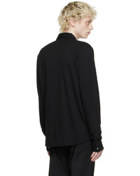 Sunspel Black Buttoned Shirt