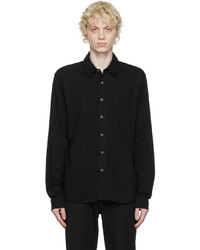 Sunspel Black Buttoned Shirt