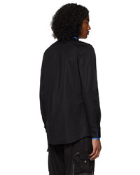 Moschino Black Contrasting Layers Shirt