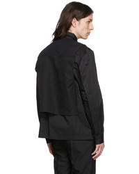 C2h4 Black Cotton Shirt