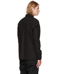 Rick Owens Black Cotton Shirt