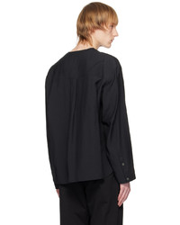 LE17SEPTEMBRE Black Crinkled Shirt