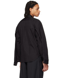 Black Comme Des Garçons Black Double Sleeve Shirt